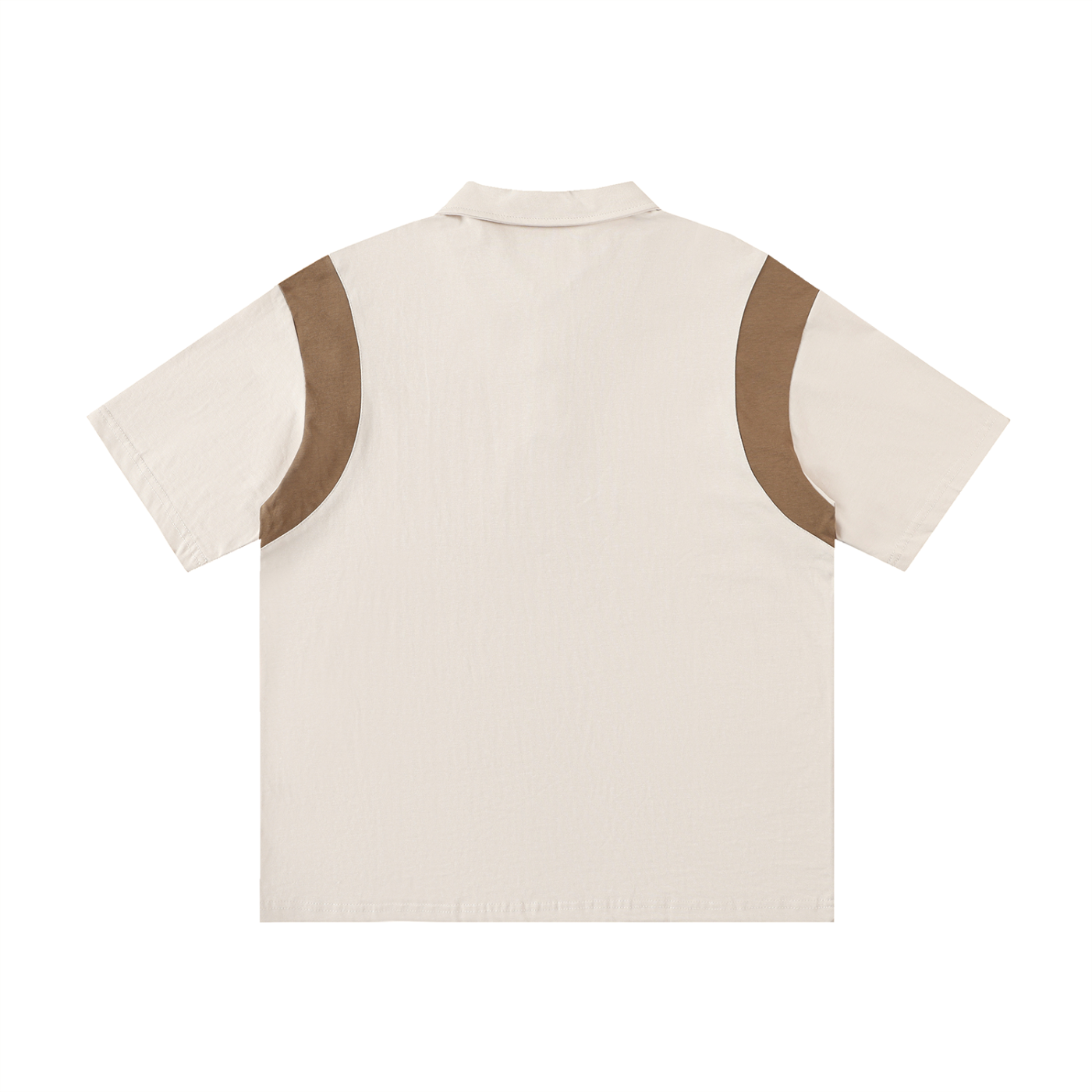 Essentials Contrast Panel Cotton Polo Shirt