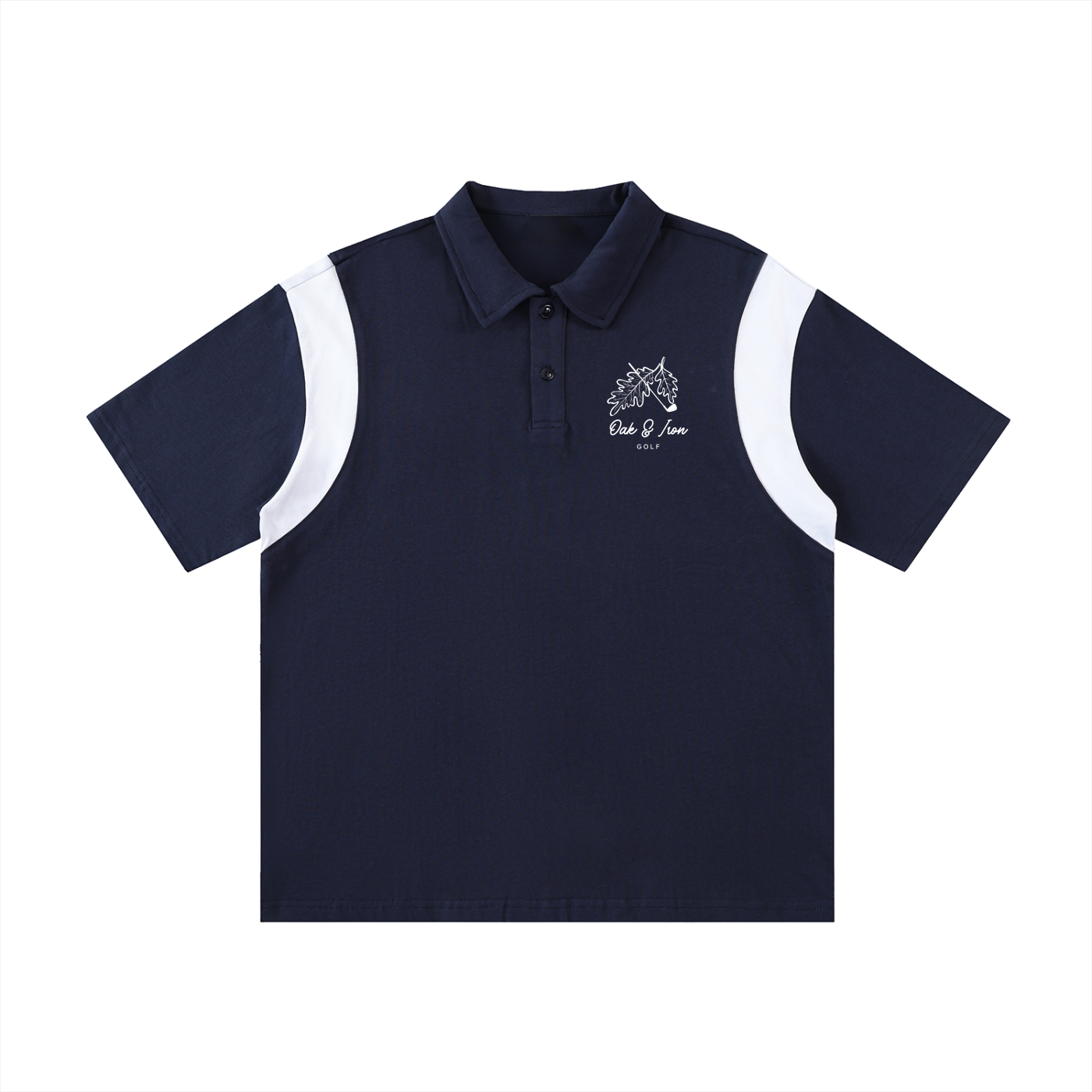 Essentials Contrast Panel Cotton Polo Shirt