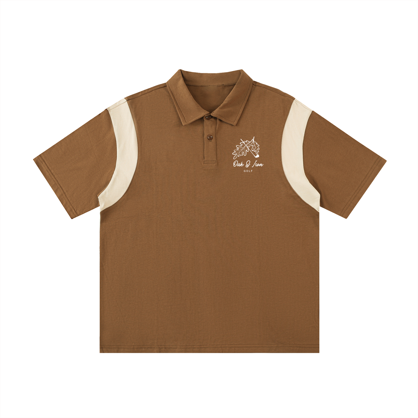 Essentials Contrast Panel Cotton Polo Shirt