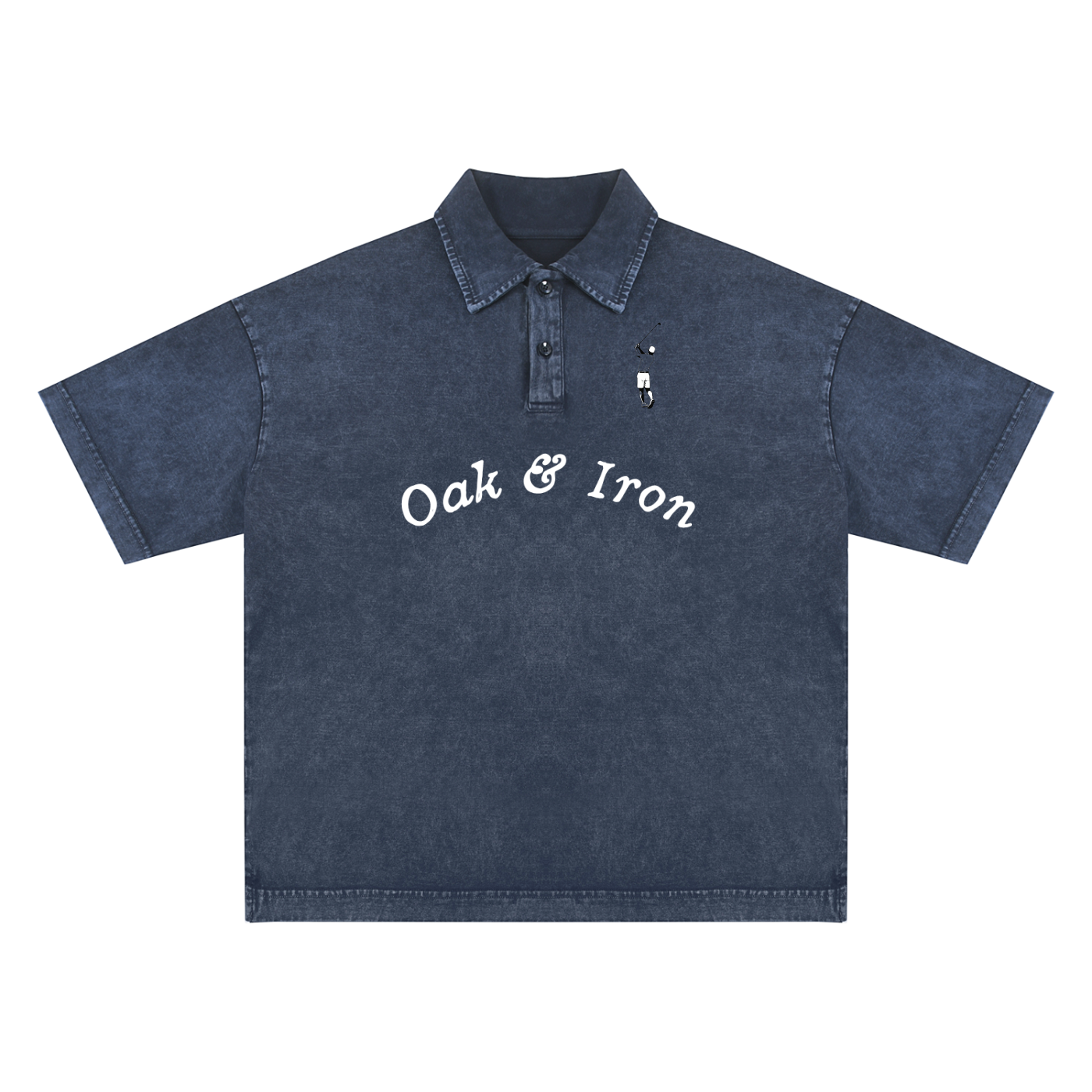 Heavyweight Snow-Washed Beach Day Polo