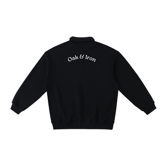 Golf is Cool Heavyweight Polo-Collar Sweatshirt