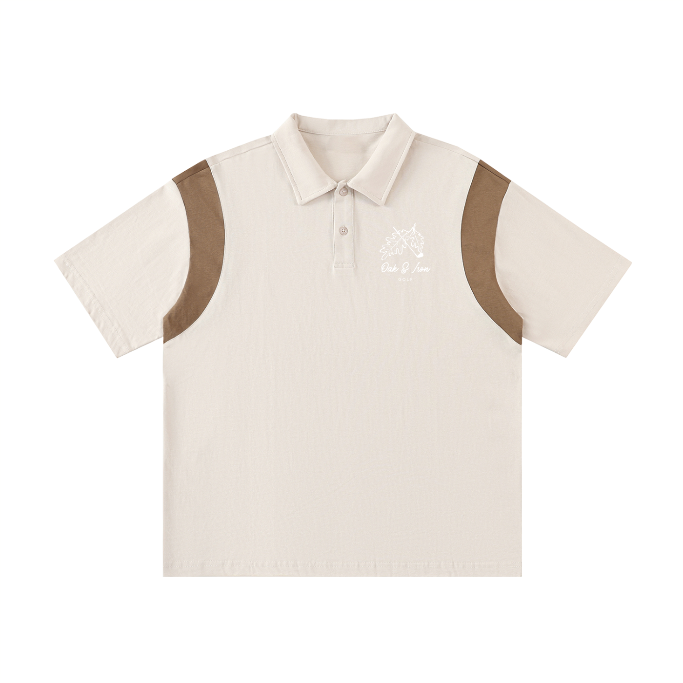 Essentials Contrast Panel Cotton Polo Shirt