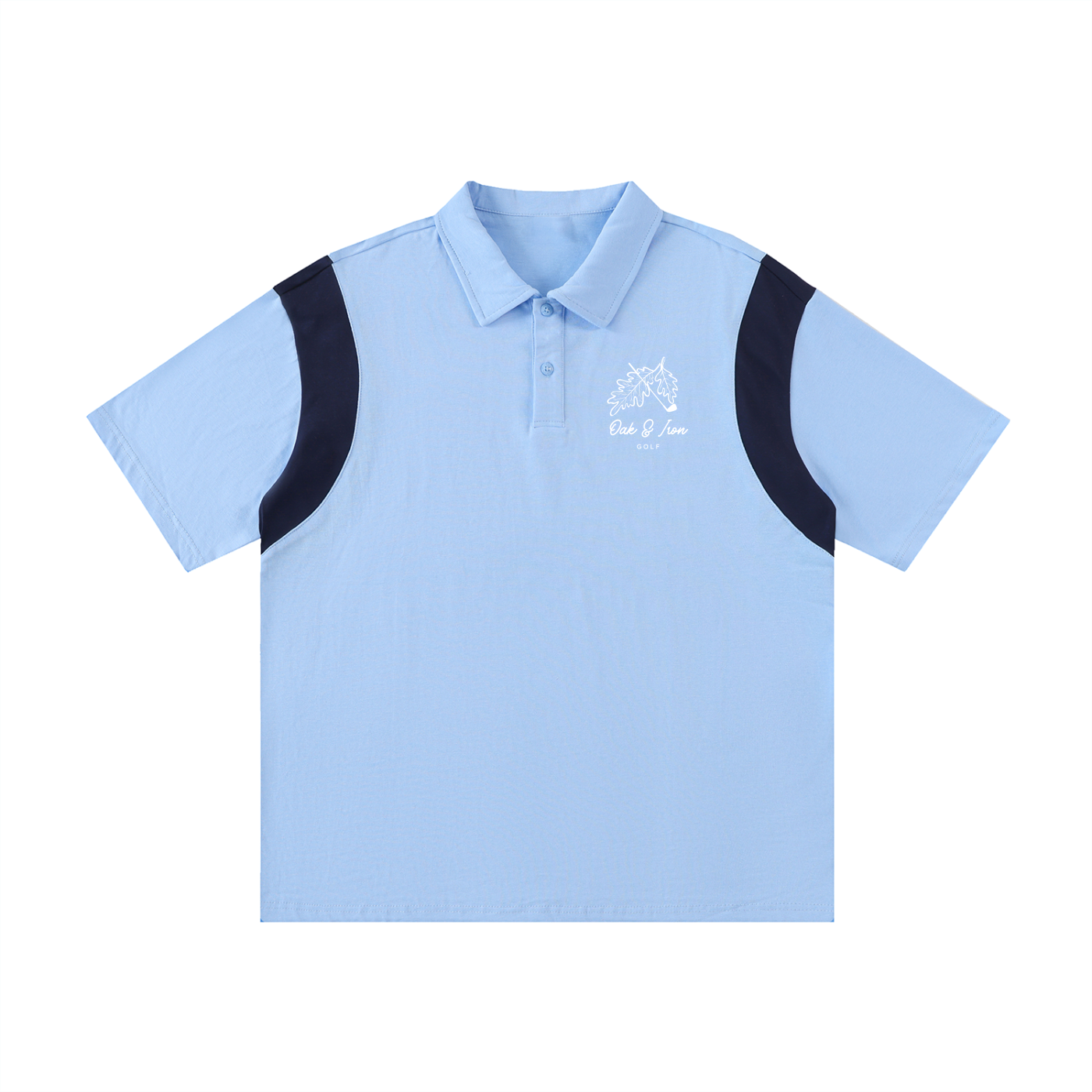Essentials Contrast Panel Cotton Polo Shirt