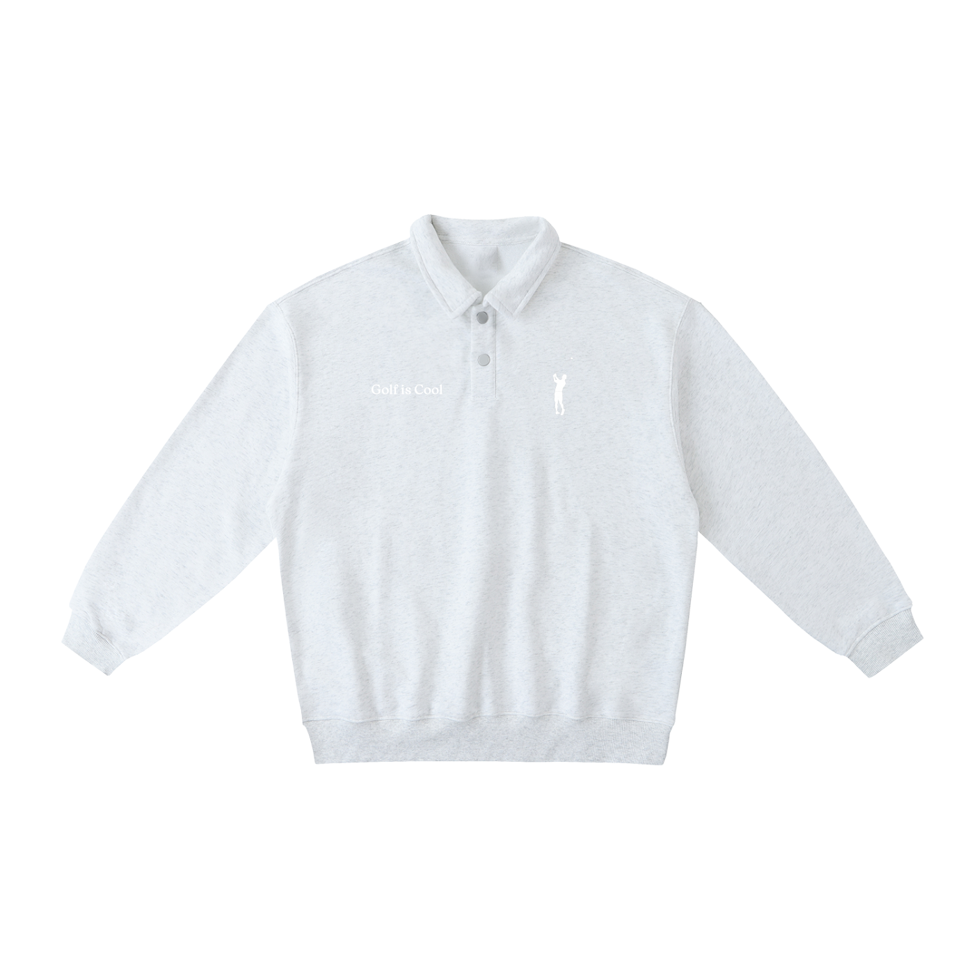 Golf is Cool Heavyweight Polo-Collar Sweatshirt