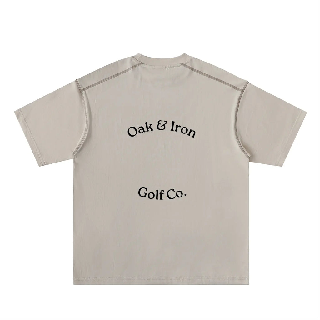 Golf is Cool Contrast-Stitched Cotton Tee ODMPOD