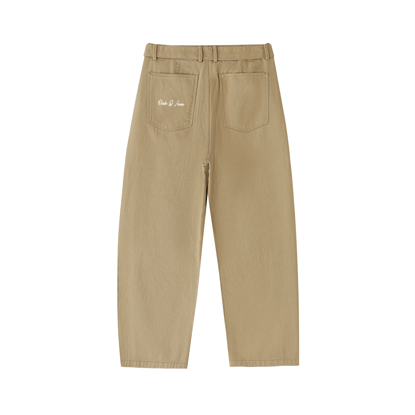 Essentials Seam Belted Curved-Blade Pants