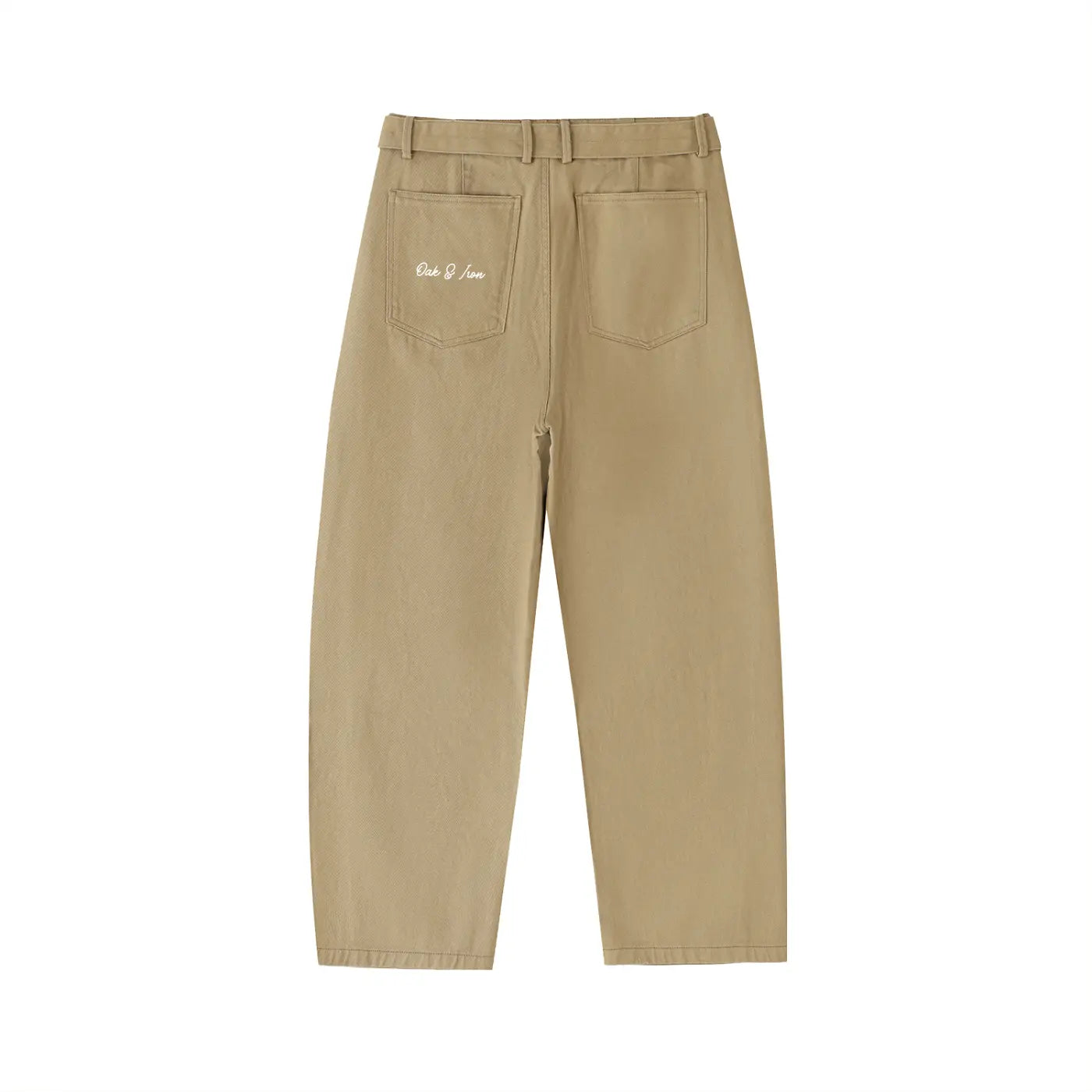 Essentials Seam Belted Curved-Blade Pants ODMPOD