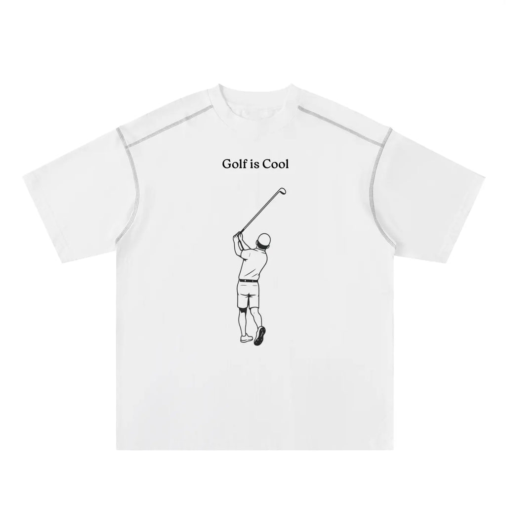 Golf is Cool Contrast-Stitched Cotton Tee ODMPOD