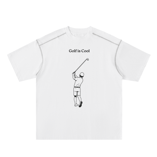 Golf is Cool Contrast-Stitched Cotton Tee