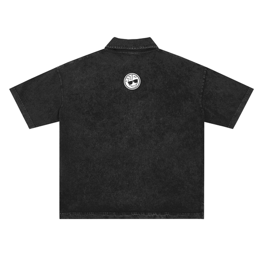 Heavyweight Snow-Washed Beach Day Polo