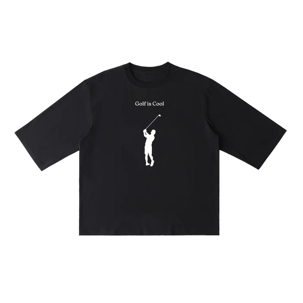 Golf is Cool Essential Half Sleeve Ribbed T-Shirt ODMPOD