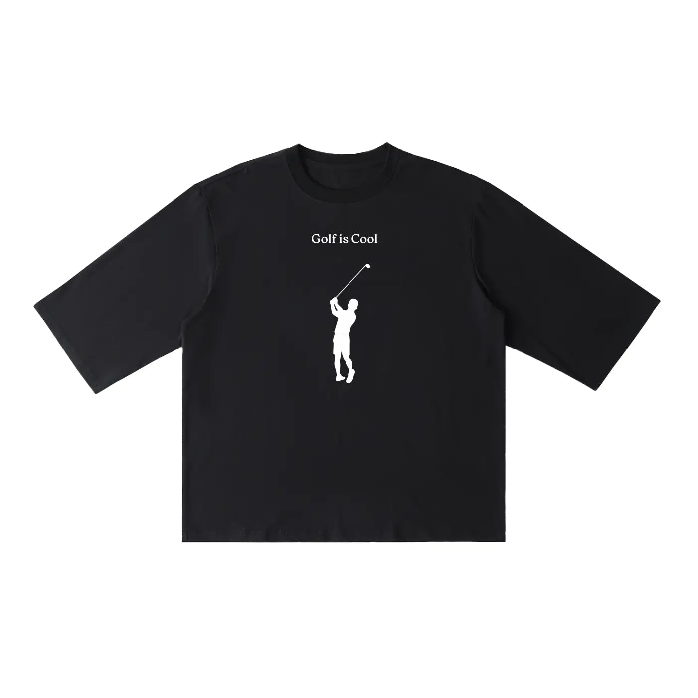 Golf is Cool Essential Half Sleeve Ribbed T-Shirt ODMPOD