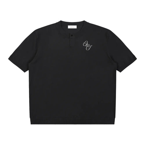 Clubhouse Knit Short-Sleeve Henley ODMPOD