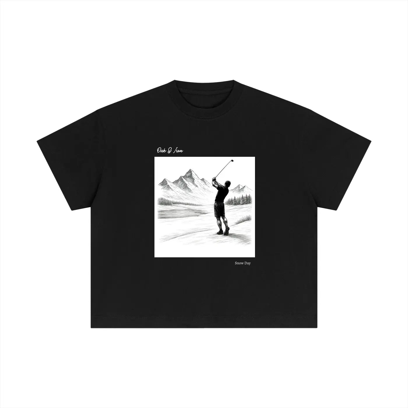 Snow Day Cotton Boxy T-Shirt ODMPOD