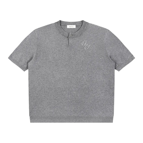Clubhouse Knit Short-Sleeve Henley ODMPOD