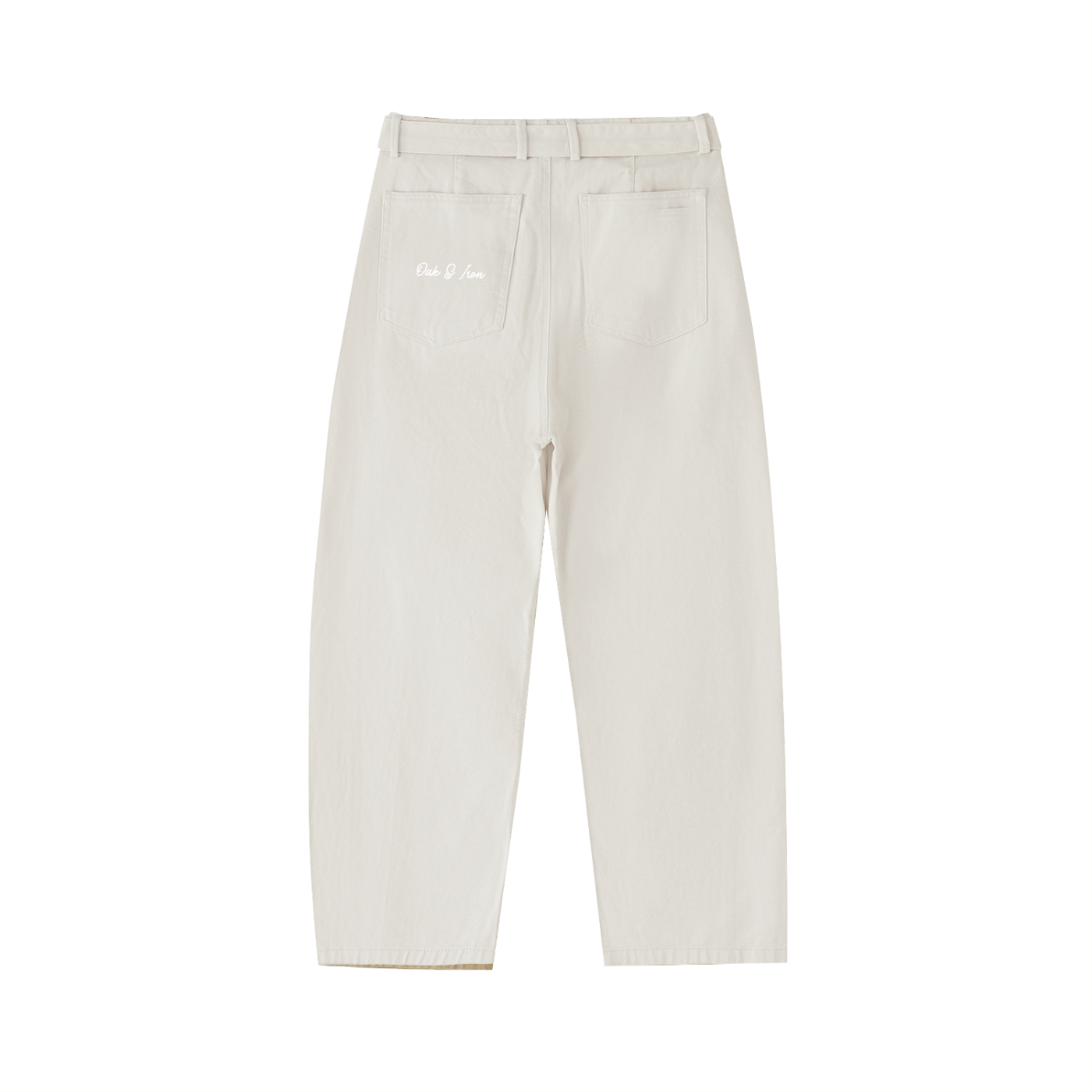 Essentials Seam Belted Curved-Blade Pants
