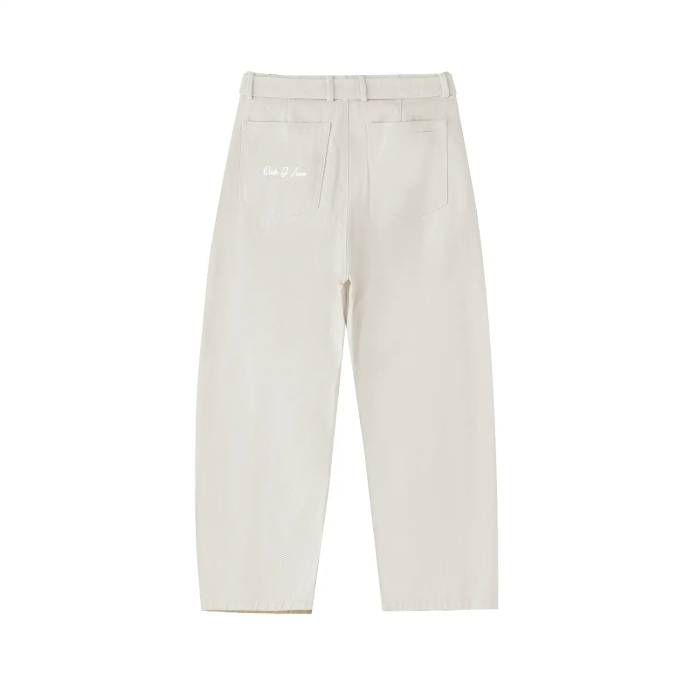 Essentials Seam Belted Curved-Blade Pants ODMPOD