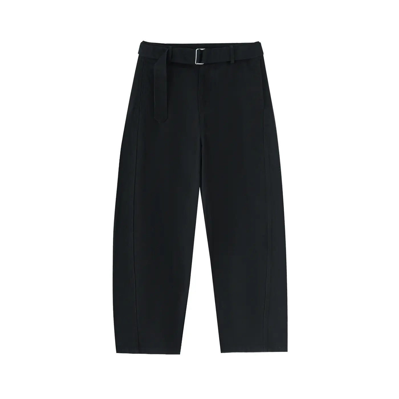 Essentials Seam Belted Curved-Blade Pants ODMPOD