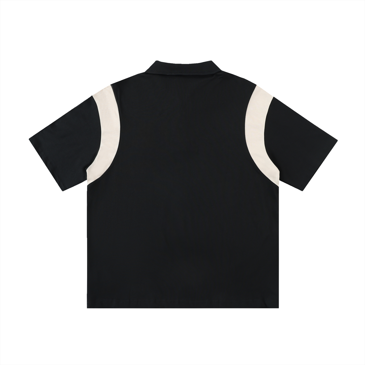 Essentials Contrast Panel Cotton Polo Shirt