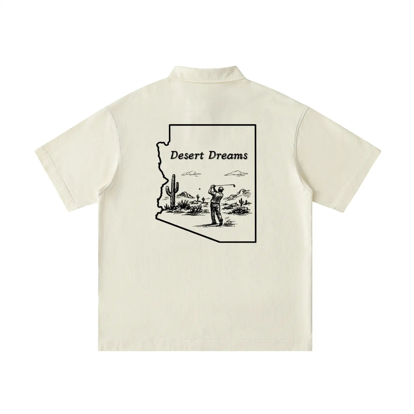 Desert Dreams Short-Sleeve Polo Shirt ODMPOD