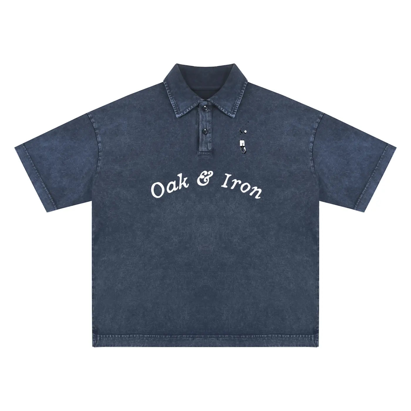 Heavyweight Snow-Washed Beach Day Polo ODMPOD