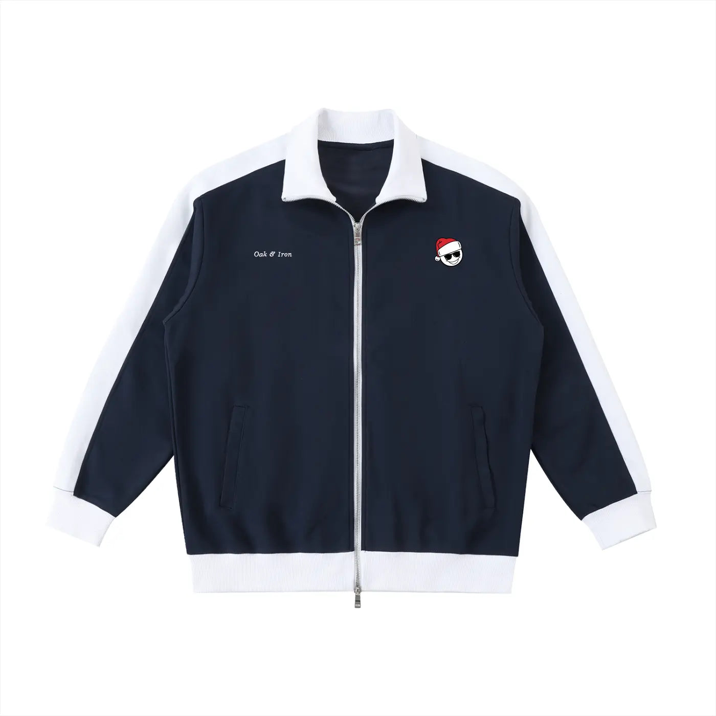 Snow Day Contrast Trim Stand Collar Jacket ODMPOD