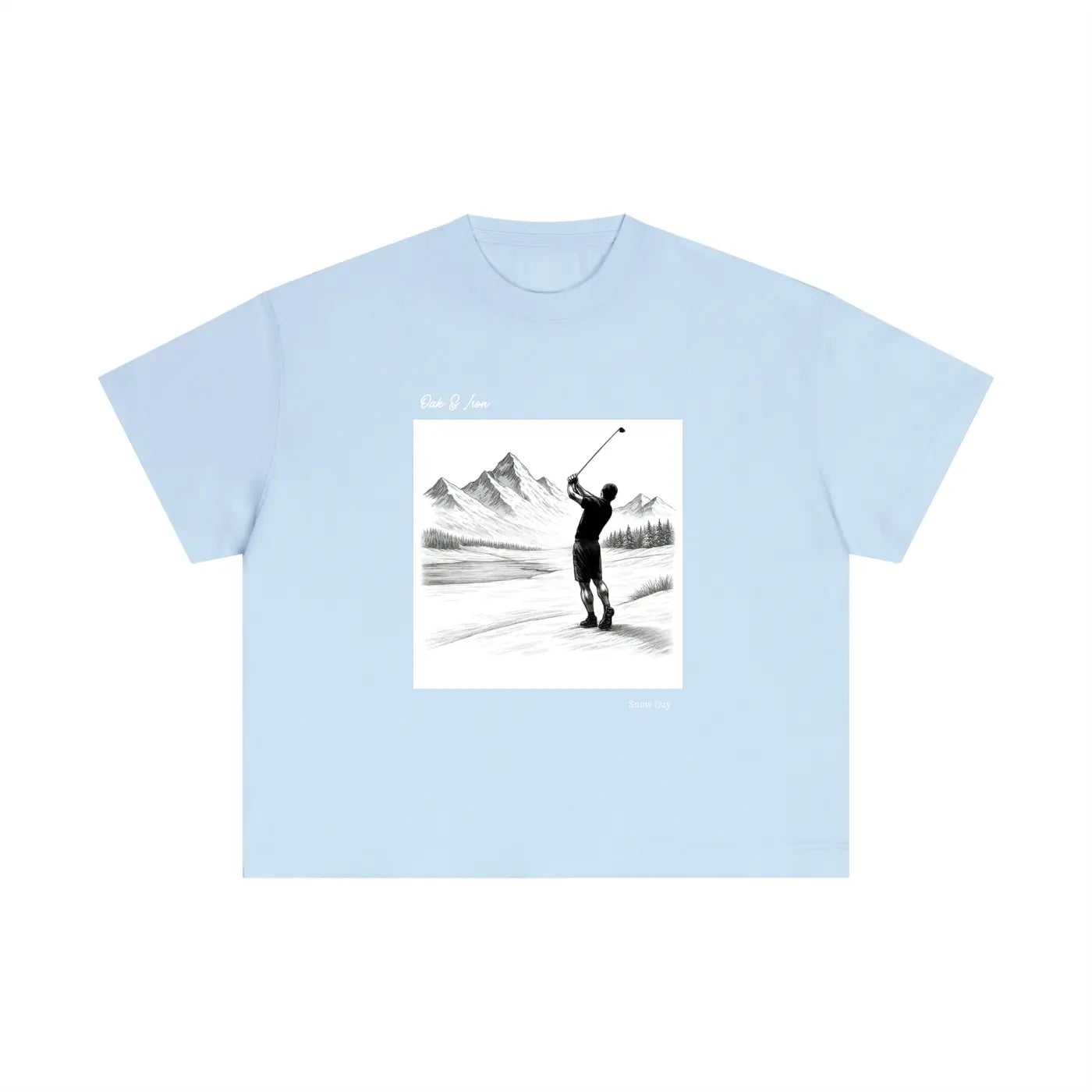 Snow Day Cotton Boxy T-Shirt ODMPOD