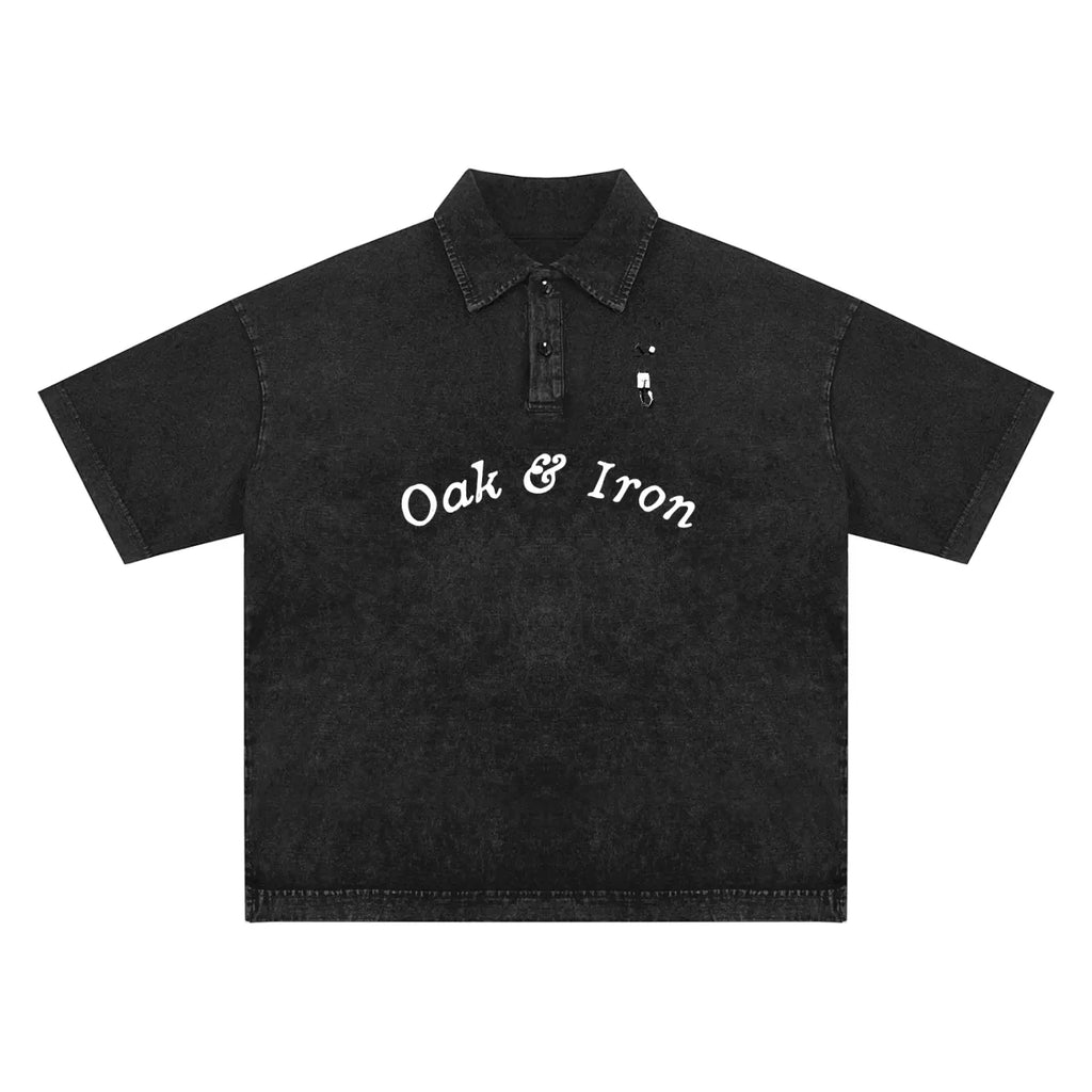 Heavyweight Snow-Washed Beach Day Polo ODMPOD