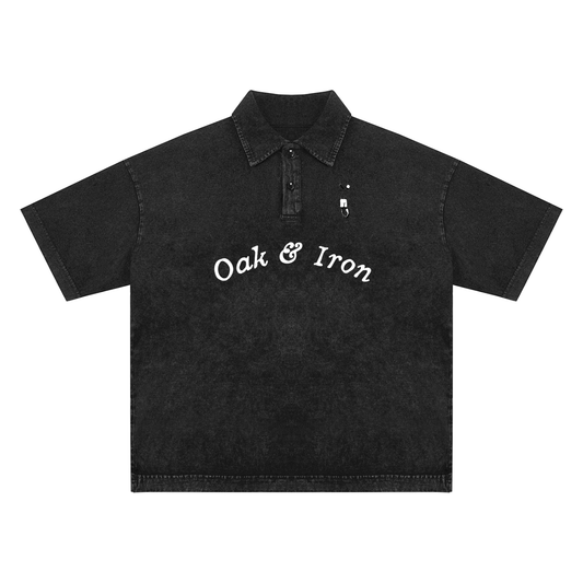 Heavyweight Snow-Washed Beach Day Polo