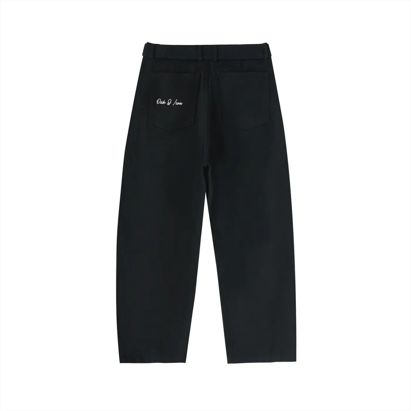 Essentials Seam Belted Curved-Blade Pants ODMPOD