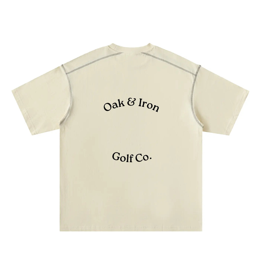 Golf is Cool Contrast-Stitched Cotton Tee ODMPOD