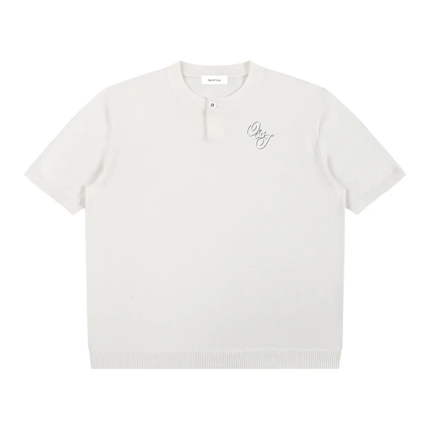 Clubhouse Knit Short-Sleeve Henley ODMPOD