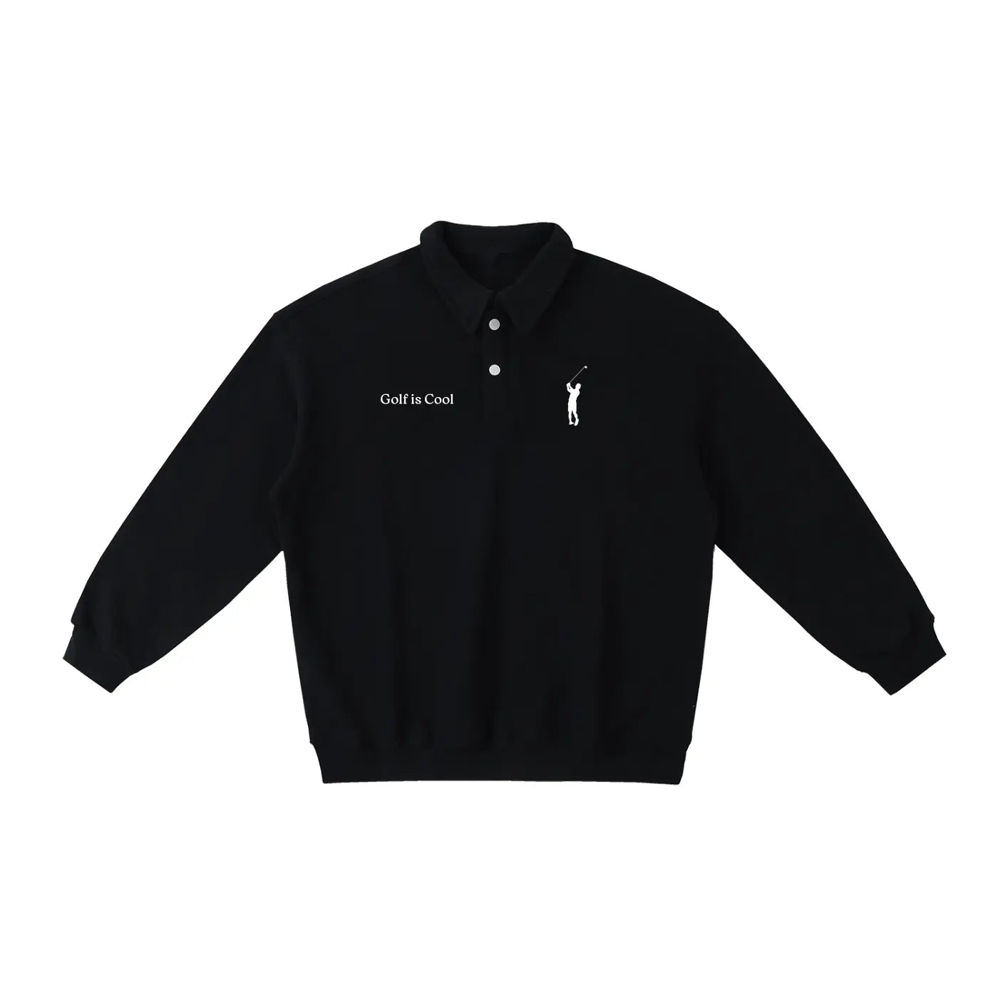 Golf is Cool Heavyweight Polo-Collar Sweatshirt ODMPOD