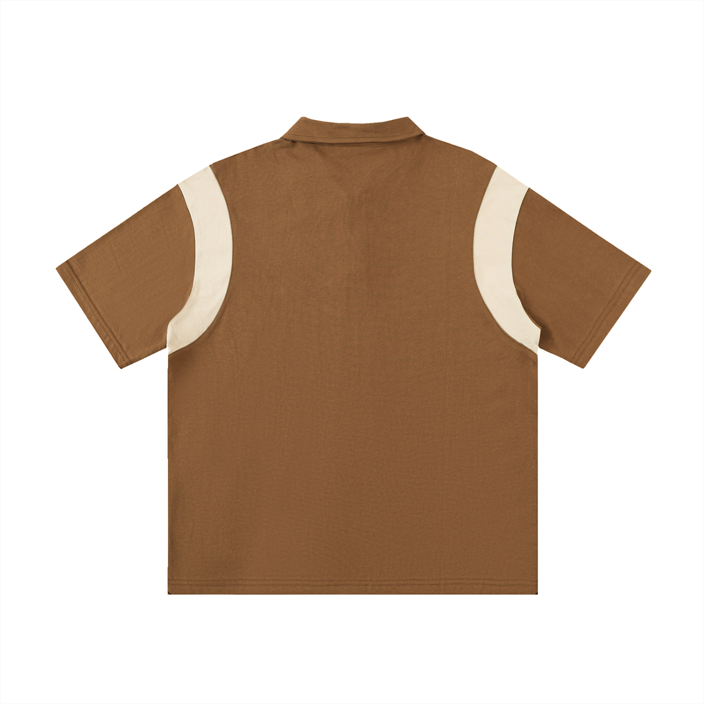 Essentials Contrast Panel Cotton Polo Shirt