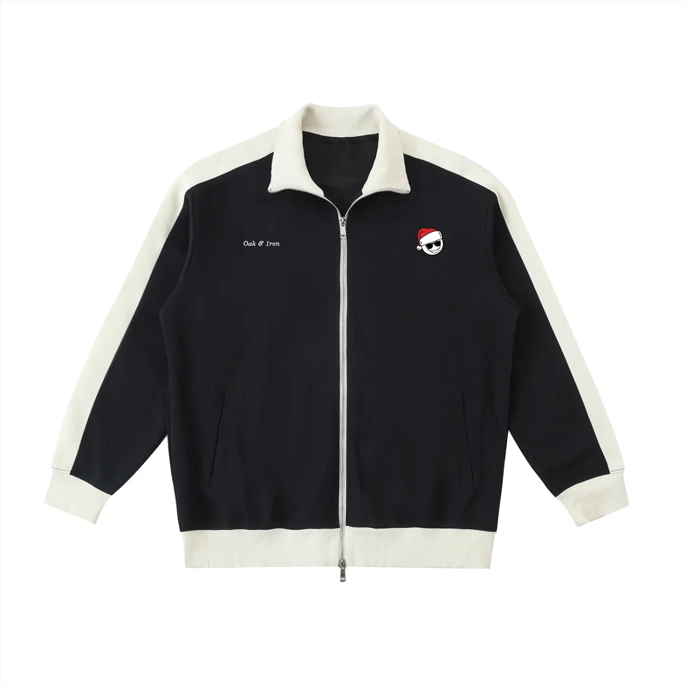 Snow Day Contrast Trim Stand Collar Jacket ODMPOD