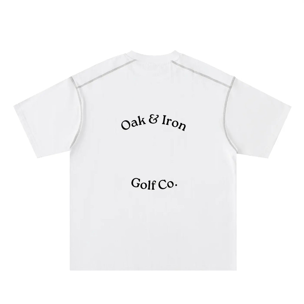 Golf is Cool Contrast-Stitched Cotton Tee ODMPOD