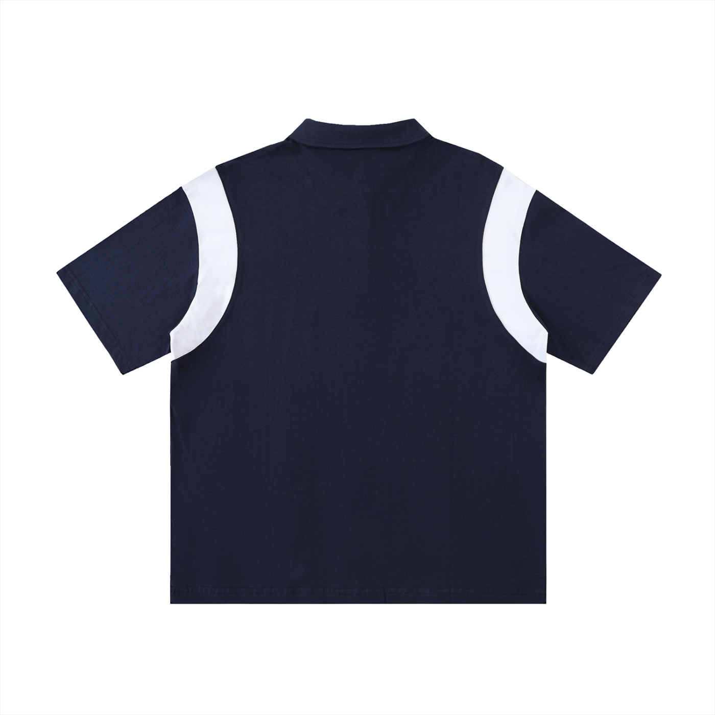 Essentials Contrast Panel Cotton Polo Shirt