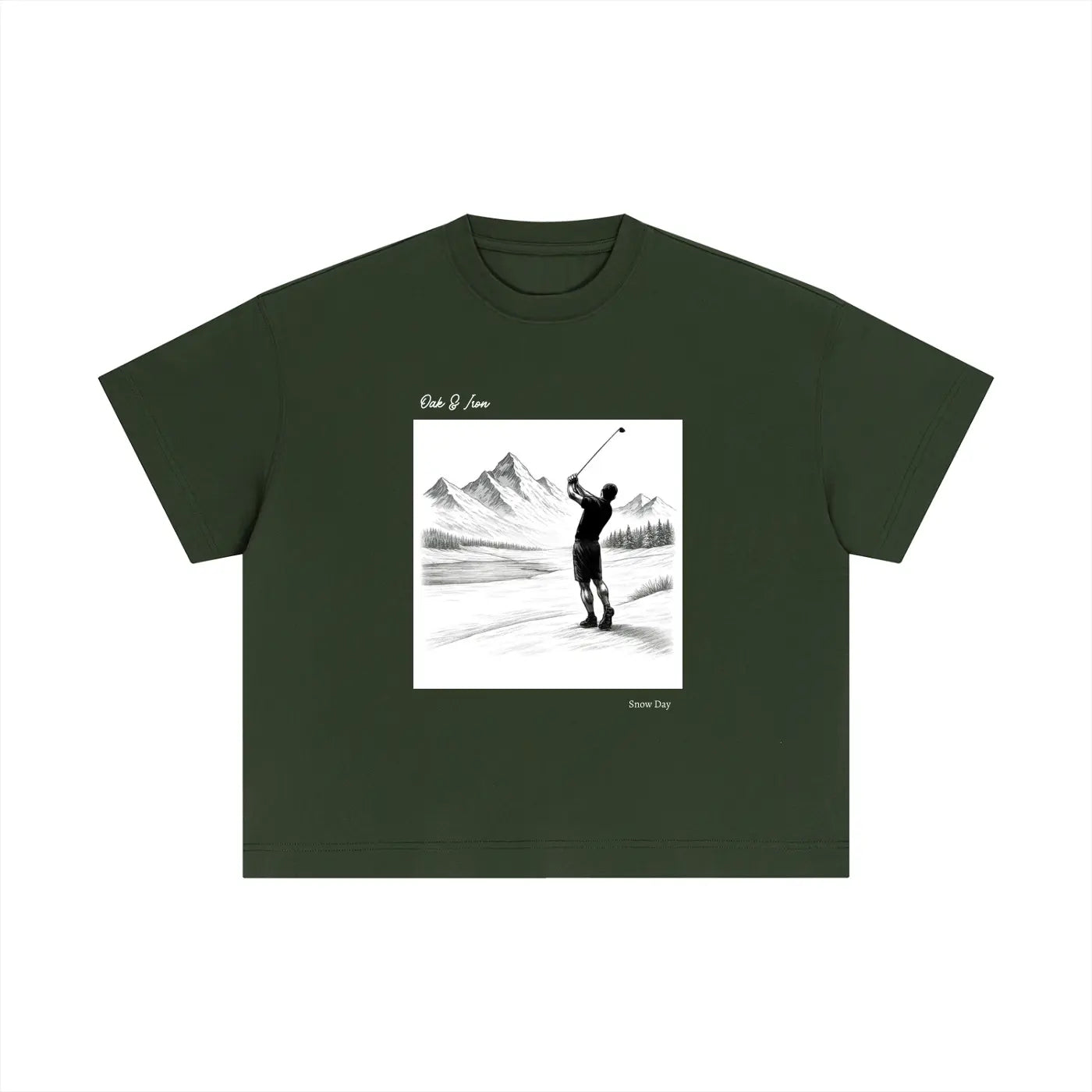 Snow Day Cotton Boxy T-Shirt ODMPOD