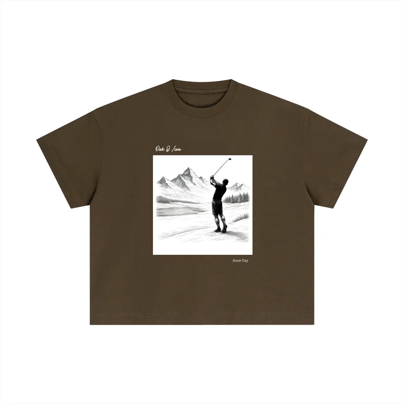 Snow Day Cotton Boxy T-Shirt ODMPOD